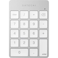 SATECHI Aluminum Slim Rechargeable Bluetooth Keypad Silver