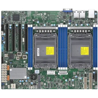 Supermicro mainboard server MBD-X12DPL-i6-O, 3rd Gen Intel Xeon Scalable processors, Intel C621A, Intel C621A controller for 12 SATA3 (6 Gbps) ports; RAID 0,1,5,10, Dual LAN with Intel i210 Gigabit Ethernet Controller, 1 VGA port - Metoo (1)