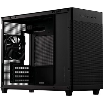 ASUS Prime AP201 MicroATX Case Black - stylish 33-liter MicroATX case with tool-free side panels and a quasi-filter mesh, with support for 360 mm coolers, graphics cards up to 338 mm long, and standard ATX PSUs - Metoo (4)
