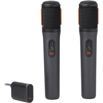 JBL Partybox Wireless Microphone Set (2 pcs.) - Black в Metoo.kz - Metoo (1)