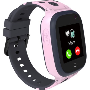 Kids smartwatch, 1.44 inch colorful screen, GPS function, Nano SIM card, 32+32MB, GSM(850/<wbr>900/<wbr>1800/<wbr>1900MHz), 400mAh battery, compatibility with iOS and android, Pink, host: 52.9*40.3*14.8mm, strap: 230*20mm, 42g - Metoo (2)
