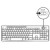 Клавиатура и мышь Logitech MK270 Беспроводная Black (920-004518) - Metoo (3)