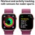 Apple Watch Series 10 GPS 46mm Rose Gold Aluminium Case with Plum Sport Loop,Model A2999 - Metoo (8)