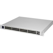 Ubiquiti Layer 3 switch with (48) GbE RJ45 ports and (4) 10G SFP+ ports.