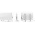 AENO Premium Eco Smart Heater, 700W, Tempered glass, Infrared+convection heating type, Led display Plug type: Europe (E/<wbr>F type), WHITE - Metoo (4)