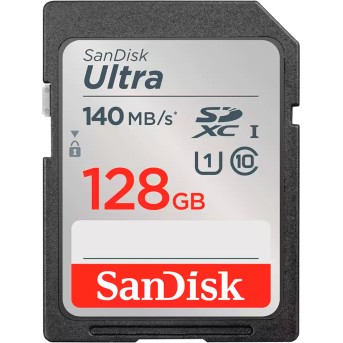 SanDisk Ultra 128GB SDXC Memory Card 140MB/s в Metoo.kz - Metoo (1)