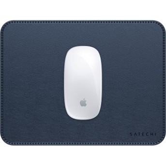 SATECHI Vegan-Leather Premium Mouse Pad (Blue) - Metoo (2)