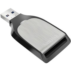 SANDISK Картридер 3 in 1 (SDXC/<wbr>SD/<wbr>SDHC), USB, Чёрный / Металл