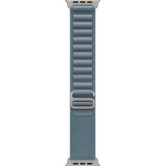 49mm Light Blue Alpine Loop - Large - Natural Titanium Finish..