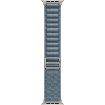49mm Light Blue Alpine Loop - Medium - Natural Titanium Finish в Metoo.kz - Metoo (1)