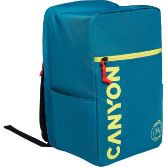 CANYON cabin size backpack for 15.6" laptop, polyester ,dark green - Metoo (2)