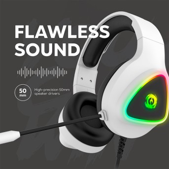 CANYON Shadder GH-6, RGB gaming headset with Microphone, Microphone frequency response: 20HZ~20KHZ, ABS+ PU leather, USB*1*3.5MM jack plug, 2.0M PVC cable, weight: 300g, Black - Metoo (11)
