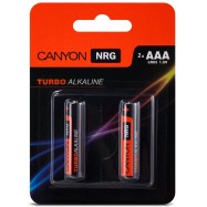 Батарейки CANYON NRG alkaline battery AAA, 2pcs/pack