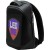 LEDme backpack, animated backpack with LED display, Polyester+TPU material, Dimensions 42*31.5*15cm, LED display 64*64 pixels, black - Metoo (2)