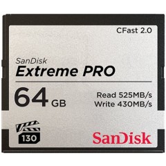 SanDisk Extreme Pro CFAST 2.0 64GB 525MB/<wbr>s VPG130; EAN: 619659144708