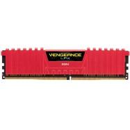 Corsair DDR4, 2666MHz 8GB 1x8GB DIMM, Unbuffered, 16-18-18-35, XMP 2.0, Vengeance LPX red Heatspreader, Black PCB, 1.2V, for SKL