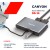 CANYON DS-14, 8 in 1 USB C hub, with 1*HDMI: 4K*30Hz, 1*VGA, 1*Type-C PD charging port, Max 100W PD input. 3*USB3.0,transfer speed up to 5Gbps. 1*Glgabit Ethernet, 1*3.5mm audio jack, cable 15cm, Aluminum alloy housing,95*55*17.6 mm, 107g, Dark grey в Metoo.kz - Metoo (4)