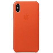 Чехол кожаный Apple Leather Case для iPhone X