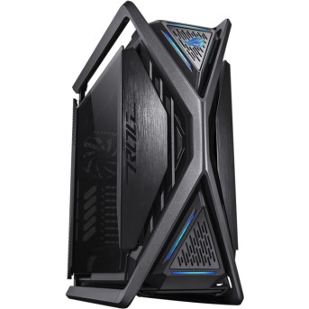 ASUS ROG Hyperion GR701 E-ATX Gaming case Black, 420 mm dual radiator support, four 140 mm fans, metal GPU holder, component storage, ARGB fan hub, Aura Sync, Dual USB Type-C ports, 60W fast charging - Metoo (1)
