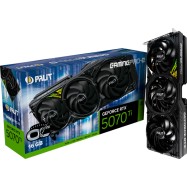 PALIT GeForce RTX 5070 Ti GamingPro-S OC 16GB GDDR7 256 bit, 1x HDMI 2.1b, 3x DP 2.1b, 3 Fan, 1x 16-pin pwr connector, 750W, 331.9 x 127.1 x 49.7 mm, NE7507TS19T2-GB2031U