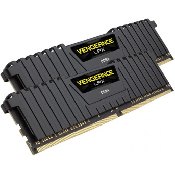 Corsair DDR4, 3200MHz 16GB 2x8GB Dimm, Unbuffered, 16-18-18-36, XMP 2.0, Vengeance LPX black Heatspreader, Black PCB, 1.35V, for SKL, EAN:0843591070454 - Metoo (1)
