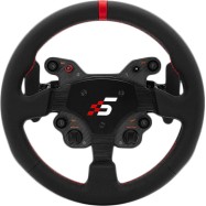 GT1 Round Steering Wheel | Shifter Paddles | LeatherSIMAGIC QR70 Included
