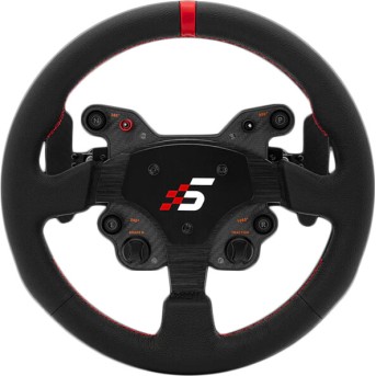 GT1 Round Steering Wheel | Shifter Paddles | LeatherSIMAGIC QR70 Included - Metoo (1)