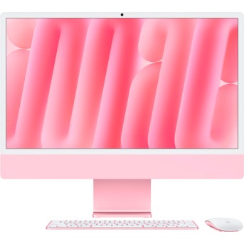 24-inch iMac with Retina 4.5K display: Apple M4 chip with 8‑core CPU and 8‑core GPU, 16GB, 256GB SSD - Pink,Model A3247 в Metoo.kz - Metoo (4)