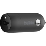 BELKIN 30w USB-C PD PPS Car Charger w/1m PVC C-C cable..