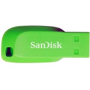 SanDisk Cruzer Blade USB Flash Drive 32GB Electric Green, EAN: 619659146948