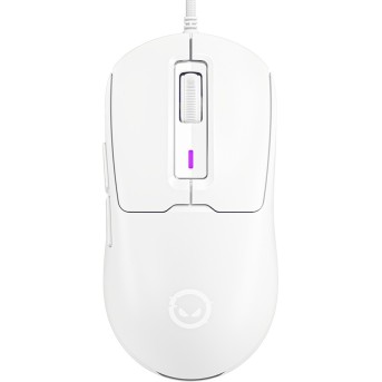 LORGAR MSA10, Ultralight Wired Gaming Mouse Advanced, white - Metoo (1)