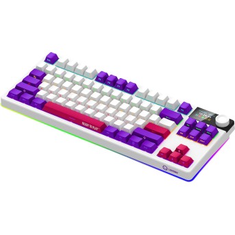LORGAR KBP70TKLW, Wireless TKL Mechanical Gaming Keyboard Pro, White, EN/RU layout в Metoo.kz - Metoo (2)