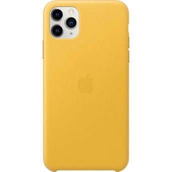 iPhone 11 Pro Max Leather Case - Meyer Lemon - Metoo (1)