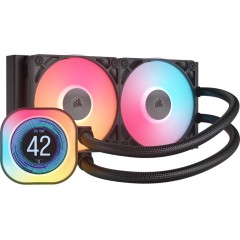 Corsair iCUE LINK TITAN 240 RX LCD AIO, 240mm Radiator, Liquid CPU Cooler