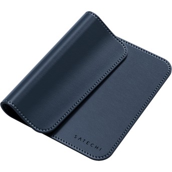 SATECHI Vegan-Leather Premium Mouse Pad (Blue) - Metoo (4)
