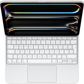 Magic Keyboard for iPad Pro 13‑inch (M4) - Russian - White,Model A2974 - Metoo (2)