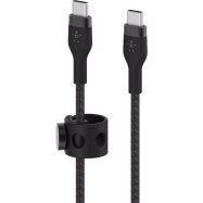 BELKIN USB-C to USB-C 2.0 Braided silicone, 1M, Black..