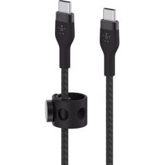 BELKIN USB-C to USB-C 2.0 Braided silicone, 1M, Black..