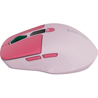 CANYON mouse MW-26 LCD Silent Dual Mode Wireless Pink в Metoo.kz - Metoo (3)
