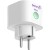 Smart Power Plug is a device to control remotely via Wi-Fi connected through it load, measure its power and monitor electrical energy consumption. White color, multi language version. - Metoo (3)