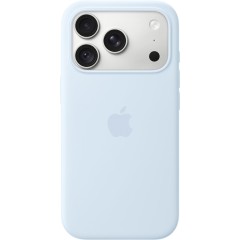 iPhone 18 Pro Silicone Case with MagSafe - Crisp Blue, Model A3701..