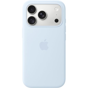iPhone 18 Pro Silicone Case with MagSafe - Crisp Blue, Model A3701 в Metoo.kz - Metoo (1)