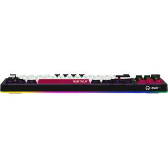 LORGAR KBP70TKLW, Wireless TKL Mechanical Gaming Keyboard Pro, Black/red, EN/RU layout в Metoo.kz - Metoo (5)