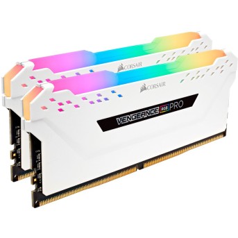 Corsair DDR4, 3200MHz 16GB 2x8GB DIMM, Unbuffered, 16-18-18-36, XMP 2.0, VENGEANCE RGB PRO White Heatspreader, RGB LED, 1.35V, EAN:0843591078719 - Metoo (2)