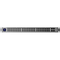 Ubiquiti 48-port, Layer 3 switch 2.5 GbE and PoE++ output, 16x 2.5 GbE ports including (8) PoE+ an..