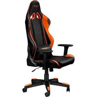 Кресло для геймеров Canyon Deimos CND-SGCH4 черно-оранжевое - Metoo (1)