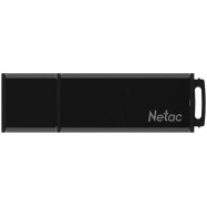 Netac U351 USB2.0 Flash Drive 64GB, aluminum alloy housing..