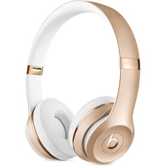 Beats Solo3 Wireless On-Ear Headphones - Gold, Model A1796 - Metoo (1)