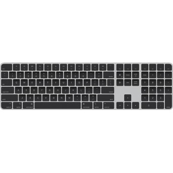 Magic Keyboard with Touch ID and Numeric Keypad for Mac models with Apple silicon - Black Keys - Russian,Model A2520 - Metoo (1)