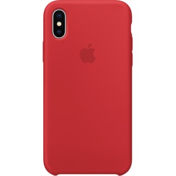 Чехол для смартфона Apple iPhone X Силиконовый Красный - Metoo (1)